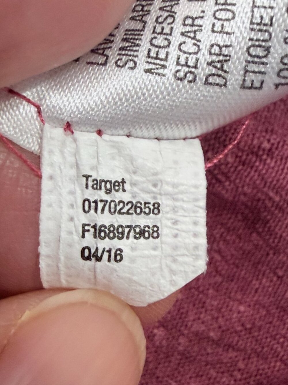 Mossimo Supply Co Boho Faux Wrap Top Small Dusty Rose Floral 100% Rayon Tie Neck - Picture 13 of 13